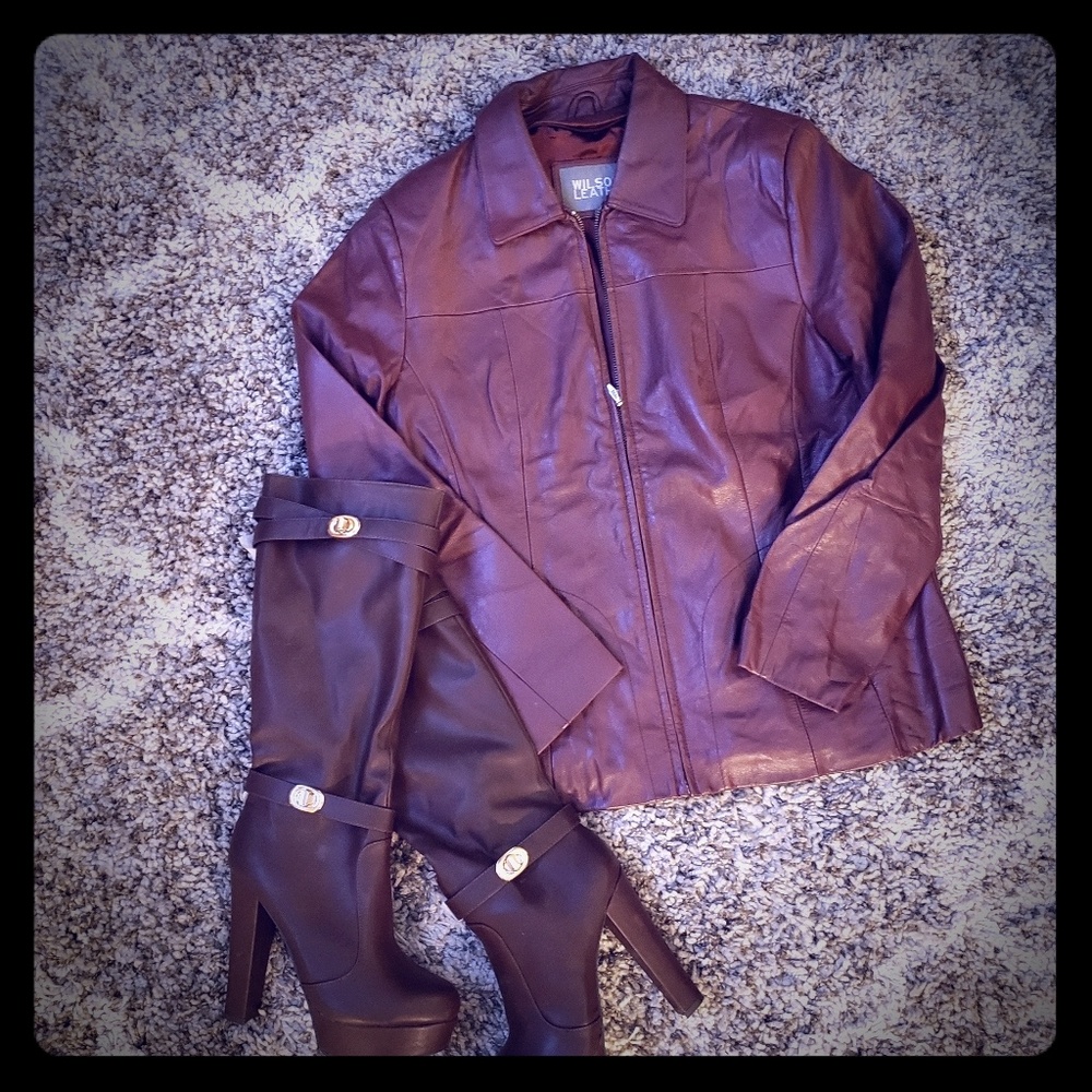 Brown High Heel Boot New